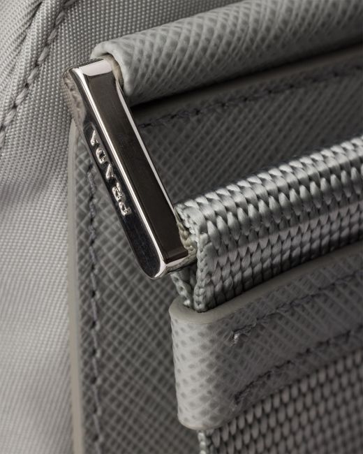 Prada Gray Re-Nylon Shoulder Bag