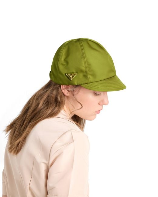 Prada Green Re-Nylon Cap