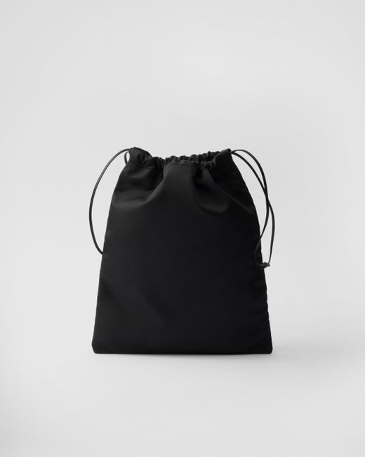 Pochette En Re-Nylon Prada en coloris Black