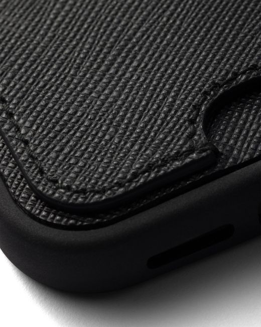 Prada Black Saffiano Leather Case For Iphone 16