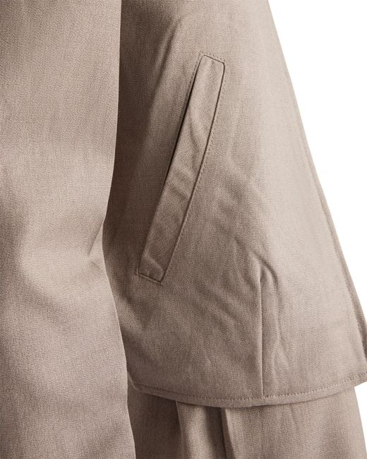 Prada Natural Mouliné Wool Blouson Jacket