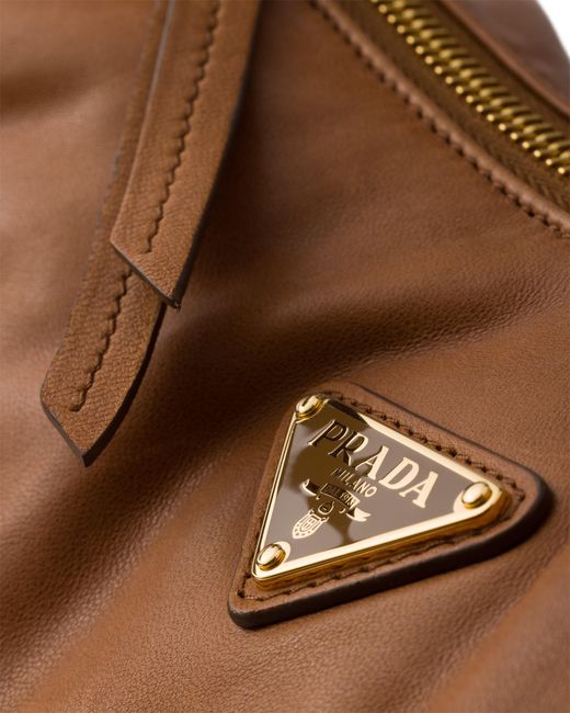Prada Brown Explore Large Nappa Leather Bag
