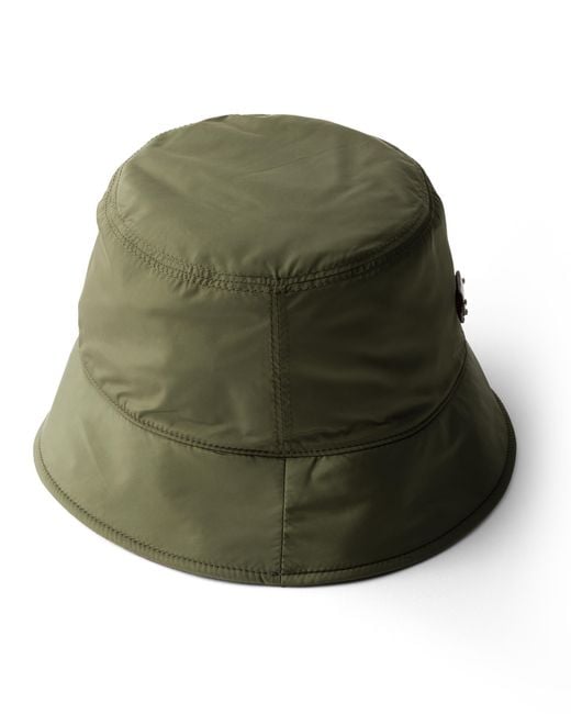 Prada Green Re-Nylon Bucket Hat