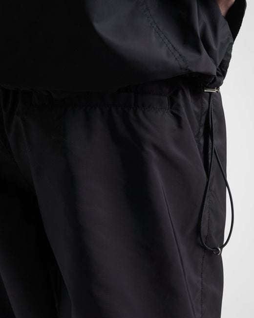 Prada Black Re-Nylon Swim Trunks for men