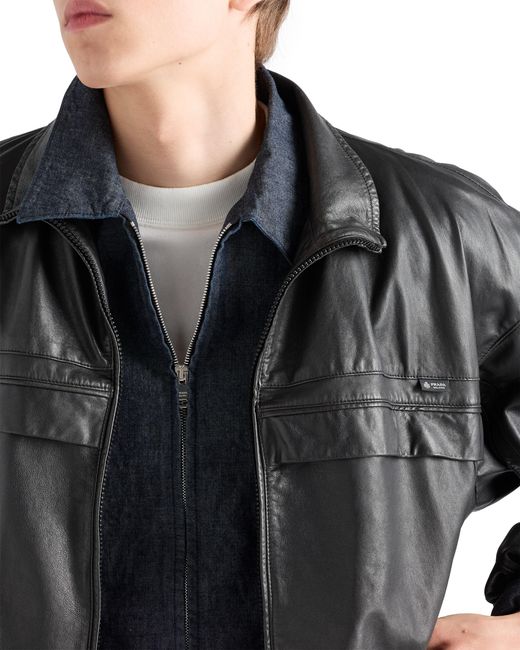 Prada Blue Chambray Shirt for men