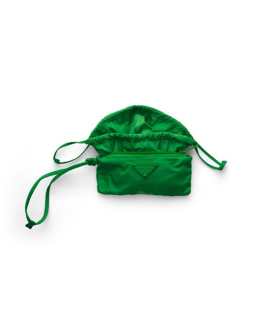 Pouch Ripiegabile di Prada in Green