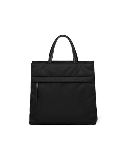 Prada Black Re-Nylon Tote Bag for men