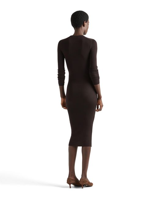 Prada Black Wool Dress, Cocoa
