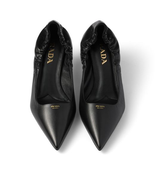 Prada Black Leather Pumps