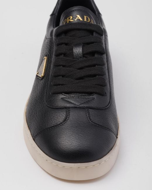 Prada Sneakers mit Triangel-Logo in Black für Herren