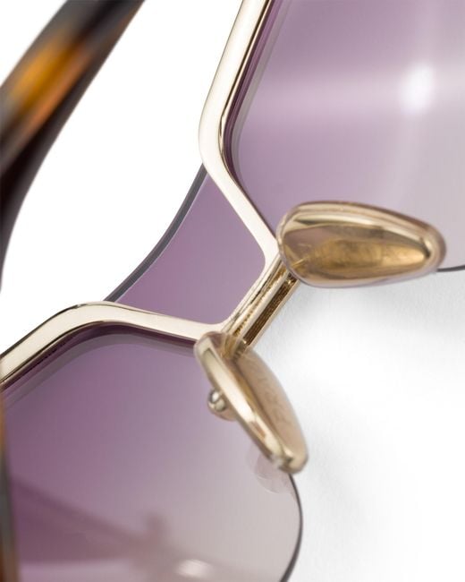 Prada Pink Eyewear Collection Sunglasses, Gradient Cherry