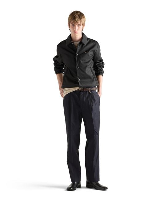 Prada Black Re-Nylon Blouson Jacket for men