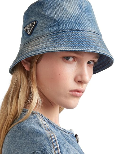Cappello Da Pescatore di Prada in Blue