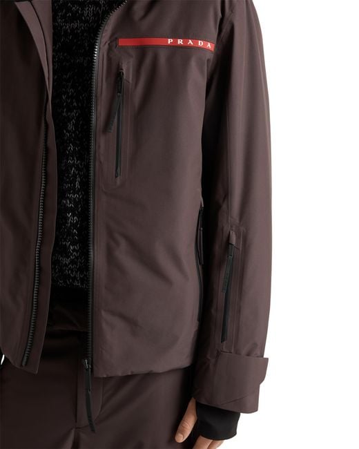 Prada Brown Extreme-Tex Blouson Jacket for men
