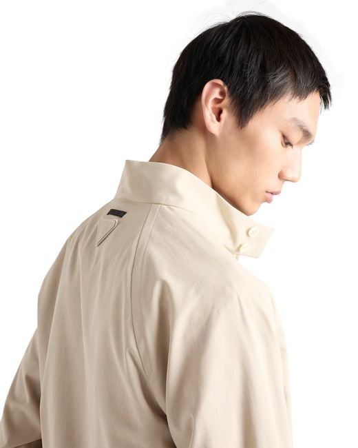 Prada Natural Cotton Jacket, Sand for men