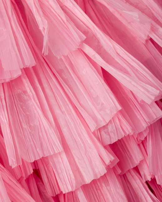 Pochette En Crochet À Frange Prada en coloris Pink