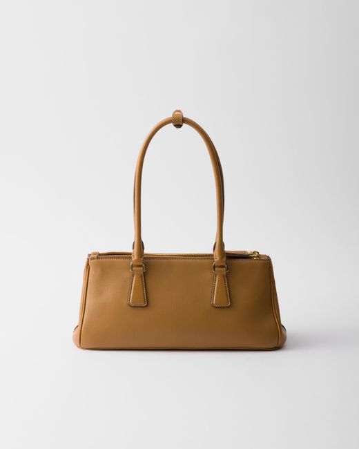 Prada White Galleria Medium Leather Bag