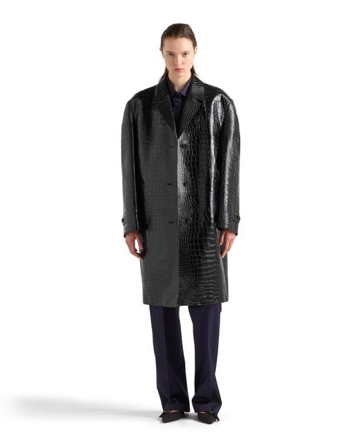 Cappotto di Prada in Black