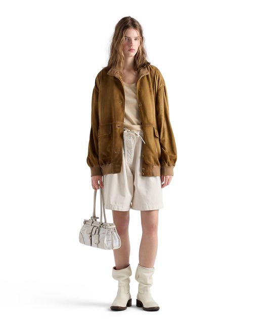 Prada Natural Suede Jacket