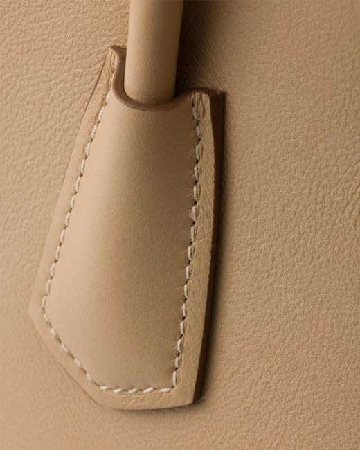 Prada Natural Medium Leather Tote Bag