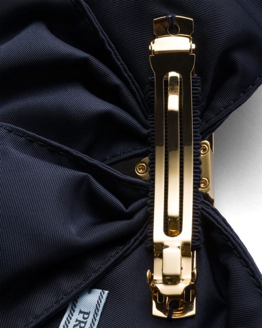 Prada Blue Re-Nylon Hair Clip