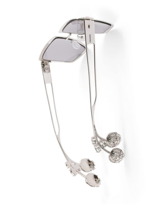 Prada White Runway Sunglasses