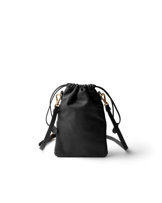 Prada Black Nappa Leather Pouch