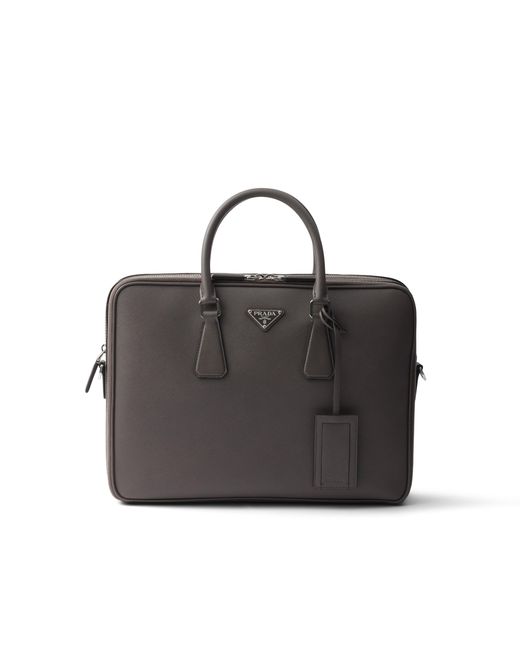 Borsa Da Lavoro di Prada in Black da Uomo