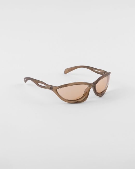 Prada Runway Sonnenbrille in Natural für Herren