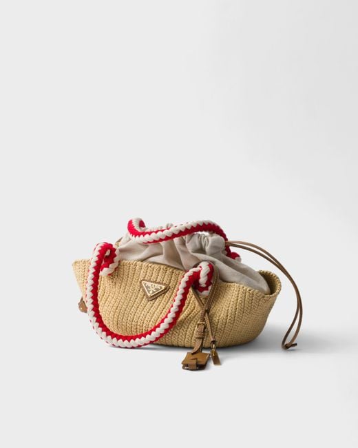 Prada White Small Crochet Bag