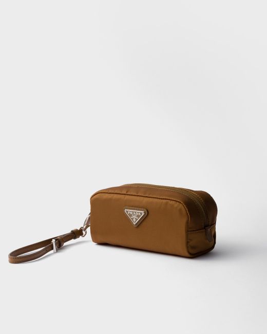Prada Brown Mini Re-Nylon Pouch