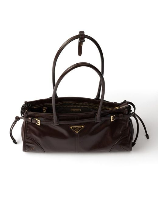 Prada Black Bonnie Medium Leather Handbag