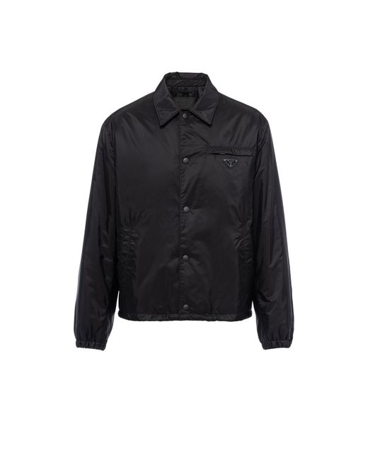 Prada Blue Re-Nylon Blouson Jacket for men