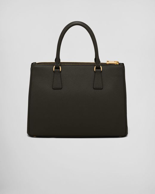Prada Black Large Galleria Saffiano Leather Bag