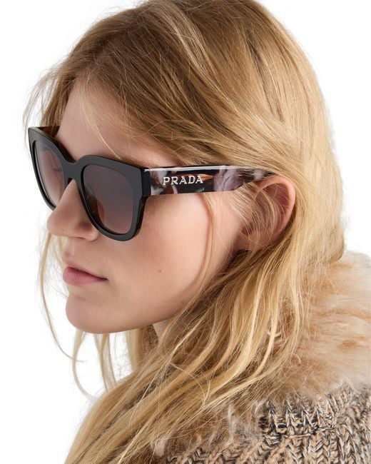Prada Multicolor Sunglasses With Logo