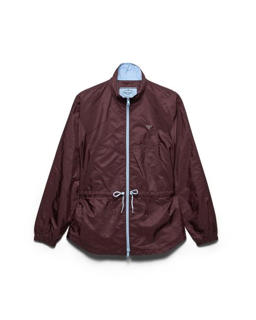 Prada Purple Re-Nylon Blouson Jacket