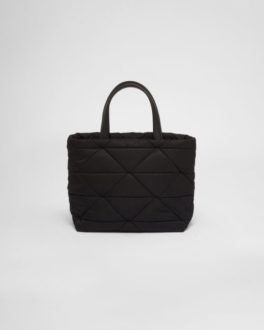 Prada Black Padded Re-nylon Tote Bag