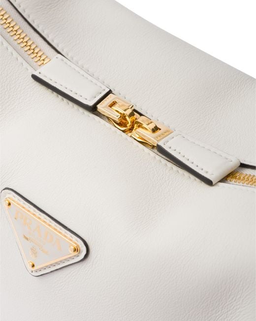 Borsa A Spalla Darling Medium di Prada in White