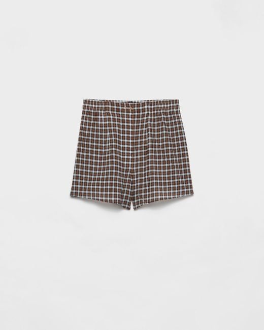 Shorts di Prada in White