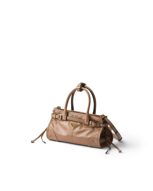 Prada Brown Bonnie Leather Mini Handbag