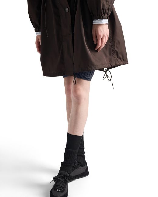 Prada Black Re-Nylon Raincoat
