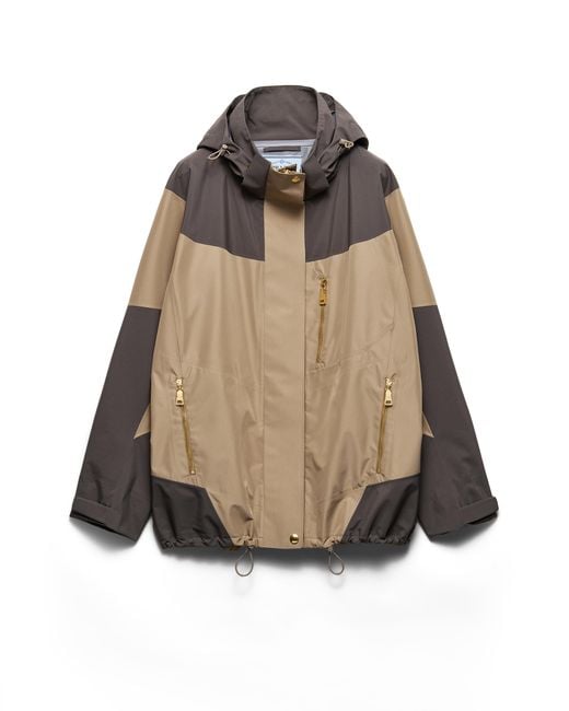 Prada Natural Technical Fabric Blouson Jacket