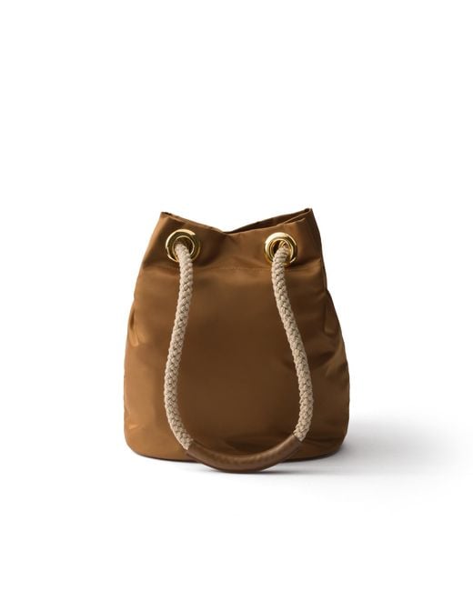 Secchiello Mariner Small di Prada in Brown