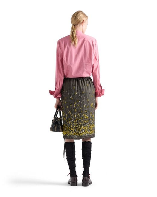 Prada Pink Poplin Shirt
