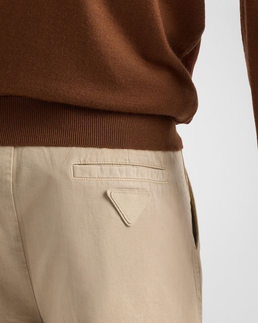 Prada Natural Cotton Bermudas for men