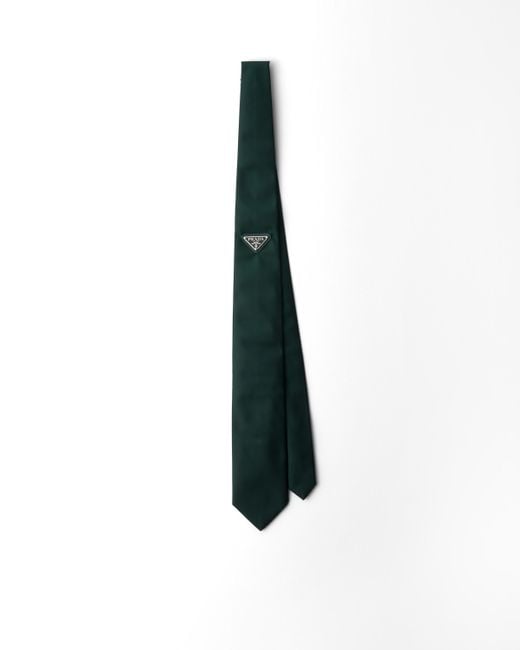 Prada Blue Re-Nylon Tie for men