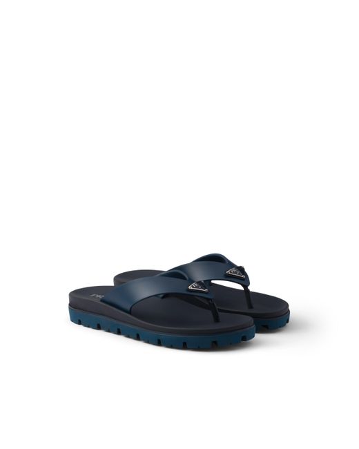 Sandalias De Goma Prada de hombre de color Blue
