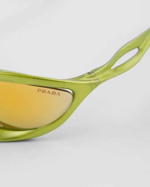 Prada Yellow Runway Sunglasses for men