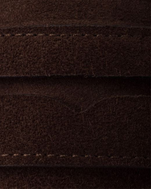 Prada Brown Braune Wildleder-Mokassins