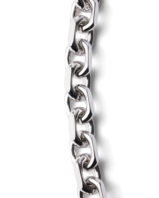 Collier Chaîne En, Homme Prada pour homme en coloris Metallic